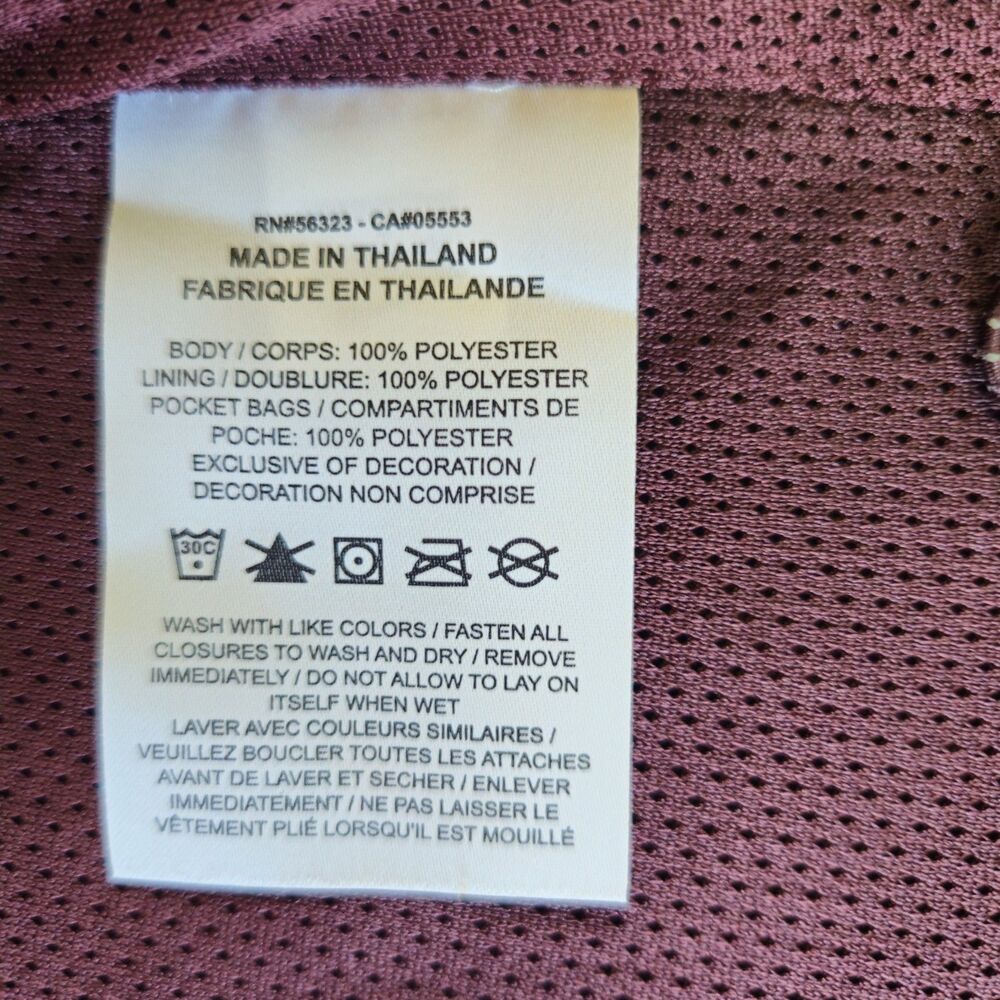Nike Repel Golf Vest Burgundy Ladies Size S Excellent Pre Owned Condition - Picture 9 of 11